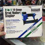 Central Pneumatic #97525/40115 2-IN-1 18-GAUGE Brad Nailer/stapler. Fixed Price $42.13.