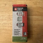 Porter-cable Galvanized Finish Straight Nails 2-1/2 PDA15250-1 Stained Box. Fixed Price $18.97.