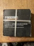 Freeman FS9G2 9-GAUGE Glue Collated Barbed Fencing Staples Pack Of 1000. Fixed Price $90.00.