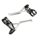 Pair Cnc Aluminium Road Bmx Dh Mtb Mountain Bike Brake Levers Silver+black. Fixed Price $25.36.