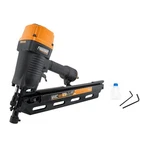 Freeman Pneumatic 21 Degree Framing Nailer With Nails 2" 3-1/2 Full Roun.... Fixed Price $206.37.
