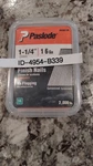 New Paslode 650230 Angled Finish Nail 16GA 1-1/4" Pack Of 2000. Fixed Price $23.90.