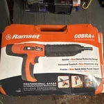 Ramset Cobra+ Semi-automatic Powder Actuated Tool Kit With Case. Fixed Price $130.00.