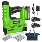 Taskstar Cordless Gun Electric Brad Nailer Stapler 18 Gauge 2X Battery. Fixed Price $75.99.