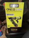 Ryobi One+ Hp Brushless 18V 15GA Angled Finish Nailer PBL375B Battery Powered. Fixed Price $230.00.