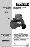 Porter Cable Air Compressor Instruction Manual# CPF6020. Fixed Price $12.50.