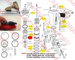 Duo-fast CN350 Ring + Cylinder Seal Parts Kit. Fixed Price $16.45.