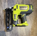 Ryobi One 18V Cordless Airstrike 16GA Straight Finish Nailer Tool Only P326. Fixed Price $99.00.