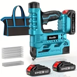 Seesii Cordless Staple Gun 18 Gauge Brad Nailer Battery Powered. Fixed Price $68.39.