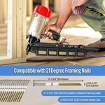 Meite SN2183F Pneumatic Degree Framing Nailer 2" To 3-1/4" Gun. Fixed Price $169.99.