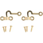 National Hardware N211938 V1841 Hooks & Staple Solid Brass Finish. Fixed Price $5.85.