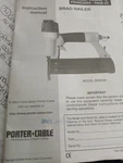 Porter-cable BN200A 18-GAUGE Brad Nailer Gun. Fixed Price $35.00.