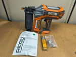 Ridgid Cordless 18V Brad Nailer Gauge Hyper Drive, Used Bare Tool R09890. Fixed Price $129.99.