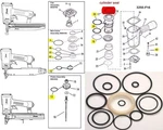 O-ring Rebuild Kit For Paslode 3250 F16 Finish Nailer With Cylinder Seal 402725. Fixed Price $27.40.