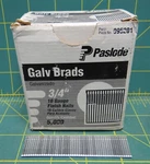 Paslode Galv Brads 3/4" Pn 095201 16 Gauge Finish Nails Quantity: 3,890 Open Box. Fixed Price $28.25.