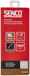 Senco A209909R 1" - 2" 18 Gauge Brad Nails, Galvanized Finish 1,200 Count Pack. Fixed Price $26.97.