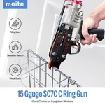 Meite SC7C Pneumatic Hog Ring Gun, 15 Gauge 3/4" Crown Pliers. Fixed Price $199.99.