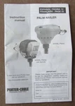 Original Vintage Porter Cable Palm Nailer Instruction Manual PN650. Fixed Price $9.72.