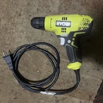 Ryobi ZRD43K 5.5A 3/8 In. Variable Speed Drill. Fixed Price $15.00.