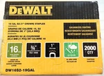 Dewalt DW16S2-19GAL Ga, (1" Crown) Staples. Fixed Price $20.80.