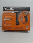 Brand New Ridgid Brushless 18V / Gauge Narrow Crown Stapler Tool Only. Fixed Price $185.00.