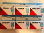 Lot Of 6 Boxes #224 1/4" Arrow Staples For P22 Plier Stapler (5,050 Per Box). Fixed Price $34.99.