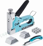 Shall Heavy Duty In 1 Hand Gun Tacker With 3000 Staples Tool Kit. Fixed Price $16.09.