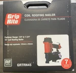 Grip Rite GRTRN45 15 Degree Cool Roofing Nailer Fastener Range 7/8 To 1-3/4. Fixed Price $169.99.