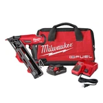 Milwaukee 2839-21CT M18 Fuel 18V 15 Guage Cordless Finish Nailer Kit. Fixed Price $449.00.