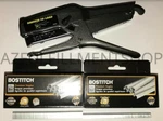 Bostitch B8 Stapler 02245 Plier Gun W/ Boxes Of Staples, 1/4" + 3/8". Fixed Price $39.99.