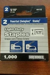 5/16" Swingline 101 Vintage Staplegun Staples, Stanley, Bostich, Craftsman, Ace. Fixed Price $11.49.