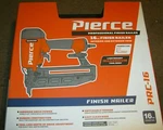 Pierce PRC-16 (item #58076) Gauge Professional Finish Nailer. Fixed Price $85.00.