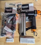 Freeman Pneumatic Brad Nailer PBR50Q Micro Pinner PP123 With Nails Tool Kit. Fixed Price $59.99.