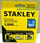 New 6000 Stanley 1/2" Heavy Duty Staples - TRA708TCS Lot Of 4 Boxes Ag. Fixed Price $35.00.