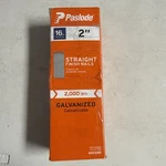 Paslode Nailer Straight Finish Nails Galvanized Chisel Point 2" X 16 2000CT. Fixed Price $19.74.