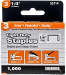 Fpc 55114 Easy Tacker Staples 1/4" 1,000/PKG- (5PK). Fixed Price $14.39.