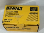 Dewalt 2-1/2" 16-GAUGE Angled Galvanized Finish Nails 2500-PACK DCA16250 New. Fixed Price $29.70.