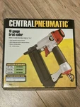 18 Gauge Brad Nailer Central Pneumatic 5/8" To 2", 70-110 Psi, Complete Set. Fixed Price $25.50.