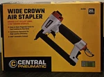 Central Pneumatic 20 Gauge Wide Crown Air Stapler 1/4 5/8 110 Psi. Fixed Price $25.00.
