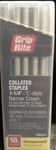 Grip Rite 18 Electrogalvanized 1-1/4 L-style Narrow Crown Staple. Fixed Price $14.95.