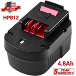For Black+decker 12V 4.8 Ah Slide Battery HPB12 A12-XJ A12EX FSB12 Firestorm. Fixed Price $18.98.