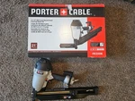 Porter Cable FR350B 21-DEGREE 3-1/2" Round Framing Nailer And Nails. Fixed Price $190.00.