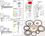 O-ring Rebuild Kit For Paslode 3250 F16 Finish Nailer With Cylinder Seal 402725. Fixed Price $21.94.