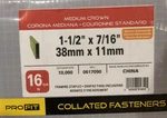 National Nail 617090 Construction Staple - 1.5 X .43 In. 16 Gauge. Fixed Price $49.95.