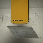Dewalt DCA15250G-2 2-INCH 15-GAUGE Galvanized Chisel Point Angled Finish Nail. Fixed Price $31.99.
