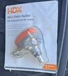 Hdx Pneumatic Mini Palm Nailer 80-100 Psi 1000 054 181. Fixed Price $29.99.