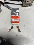 Original Makita Part # CB424 Carbon Brush Set 191966-6 6434243. Fixed Price $9.75.