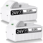 Pack 6.0AH For Snow Joe Sun Ion+ 24VBAT-LTX 24VBAT-LTW Battery. Fixed Price $64.99.