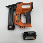 Ridgid Brushless 18V Gauge Narrow Crown Stapler W/ 4AH Max Output Battery. Fixed Price $199.99.