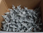 Powers 50201 5/8" 8MM-HEAD Spiral Csi Drive Pin Powder Actuated **100-PK**. Fixed Price $14.99.